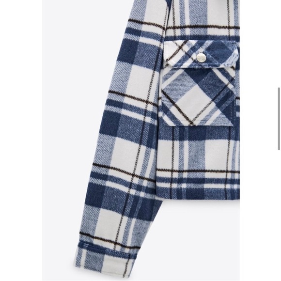 Cropped Plaid Zara Jacket - Picture 4 of 9